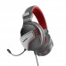 VERTUX Gaming Amplified Stereo Wired Over-ear Headset with Unidirectional Microphone & Inline Controller RED